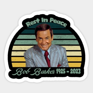 Bob Barker RIP Sticker